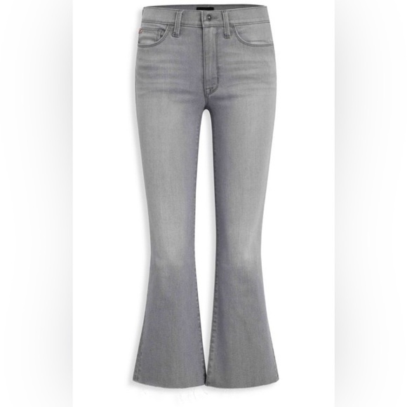 Hudson Jeans Grey Blair High Rise Cropped Bootcut Jeans size 27 - Picture 5 of 12